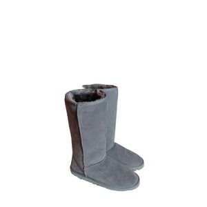 Nest Gray Womans Suede Knee Boots 9M New